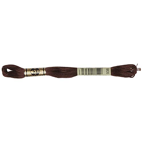 Image of DMC 6-Strand Embroidery Cotton Floss, Ultra Dark Coffee Brown