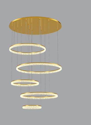 VfA, _ȉƂ̑LEDCgy_gCgvKipVfArO[݂艺CgƖ(5 ring gold big,Cold White)