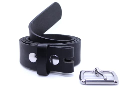 All American Leather Belt Without Buckle-Amish Handmade in USA-Heavy Duty Work Men's Leather Belt 1.50-Leather Belt No Buckle2