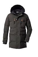 killtec Jungen Outdoorparka/Steppparka/Funktionsparka in Daunenoptik mit Kapuze KOW 238 BYS QLTD PRK, dunkelstein, 164, 43596-000
