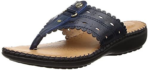 Image of Bata Womens SOLITAIRE THONG Blue Flats