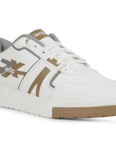 Image of Liberty Leap7x Borden Lacing Casual Sneakers for Men with TPR Sole | PU Upper | Memory Foam Insole | Stylish & Comfortable | Breathable, Lightweight & Flexibility | Shock Absorption
