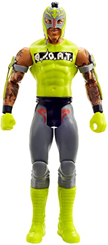WWE Rey Mysterio Action Figure Series 124 Action Figure Posable 6 in Collectible for Ages 6 Years Old and Up