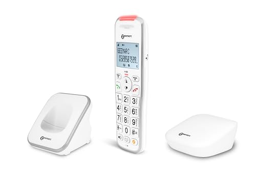 Téléphone Sans Fil Senior Liberty 200 Amplifié 30 Db Avec Grosses Touches Geemarc - vue 6