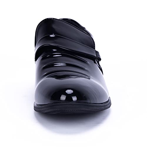 Mens Tuxedo Shoes Patent Leather Formal Business Oxford Dress Shoes3