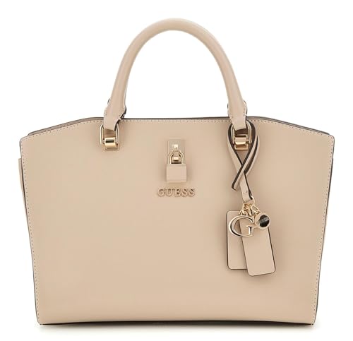 Sac Guess Queensland luxe, maroquinerie haut de gamme couleur Simply Taupe