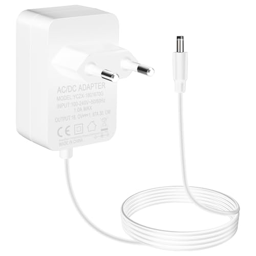 30W Netzteil Ladegerät Ersatz für Echo (3./4. Gen), 18V1.67A Compatible with Echo Dot 3/4 Gen 1.5M Netzkabel, Kompatibel mit Alexa (Weiß)