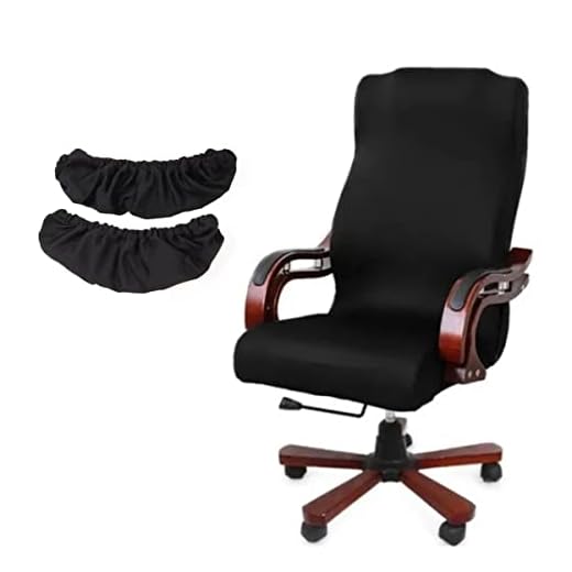 Capa Cadeira Presidente Malha Suplex Lavável e Reforçado