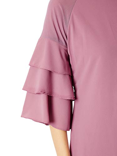 Image of Miss Chase Women's Georgette Ruffled a-line Dress