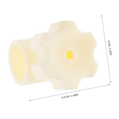 Conector de poste para patio y playa BESPORTBLE adaptador de sombrilla exterior blanco 8