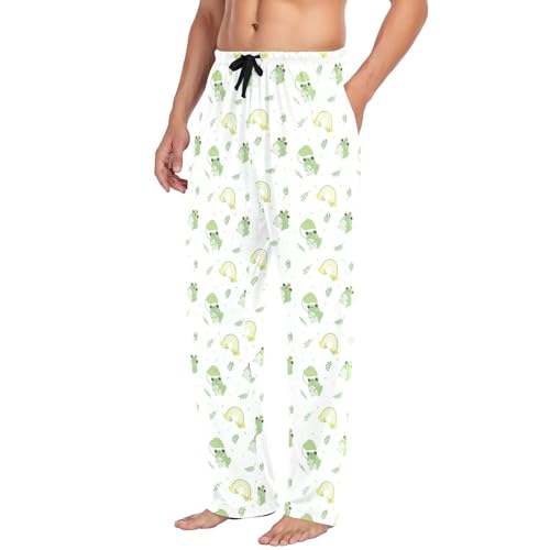 Men Cotton Pajama Pants Sleepwear Pajama Pant with Pockets Soft Lounge Pajama Pjs Bottoms4