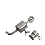 ZYNCUE Equilibratore dello spiedo del barbecue dell'acciaio inossidabile con il forno del girarrosto del limitatore di Rod Pollo arrosto uniformemente e rotazione equilibrata