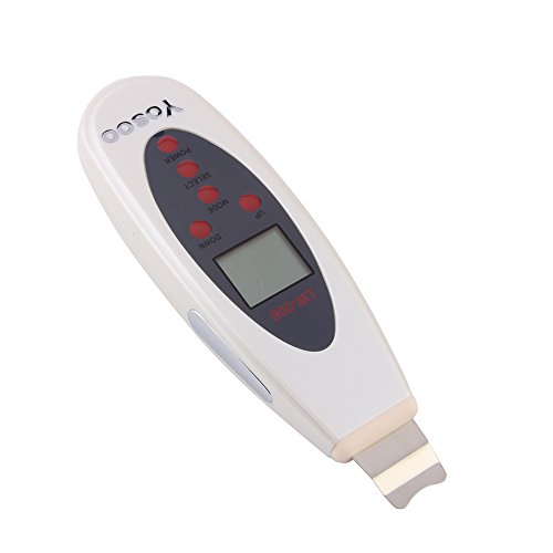 Huhushop(TM) Multifunction Portable Sonic Facial Face Skin Scrubber Cleaner Massager LCD