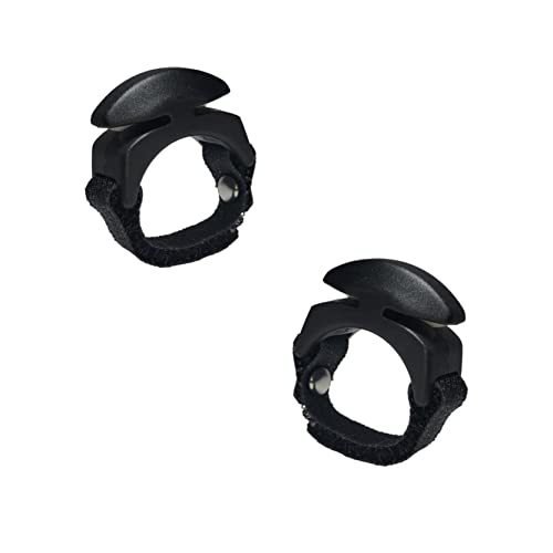 Line Cutterz 2-Pack Rust-Free Patented Ceramic Blade Ring Quick Fishing Line Cutter - Black #TOP2