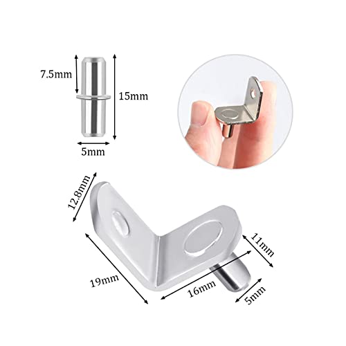 30 Pezzi Perni per Mensole,Supporti per Mensole