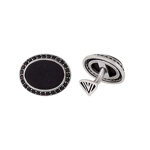 Dare Oval Milestone Cufflinks - Elegant and Stylish Men's Accessory
