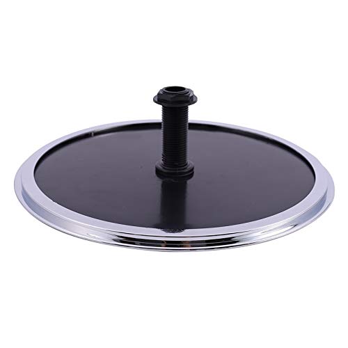 Tête De Douche De Toit Ronde 25 Cm - Chromée, En Plastique, Pour Cabine De Douche, Effet Pluie