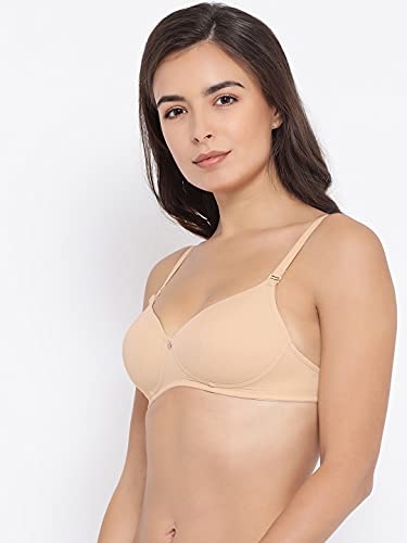 Image of Macrowoman W-Series Nine to Five Bra for Women in Cotton Poly Fabric, Seamless Wire-Free Full Coverage for Daily Comfort & Support