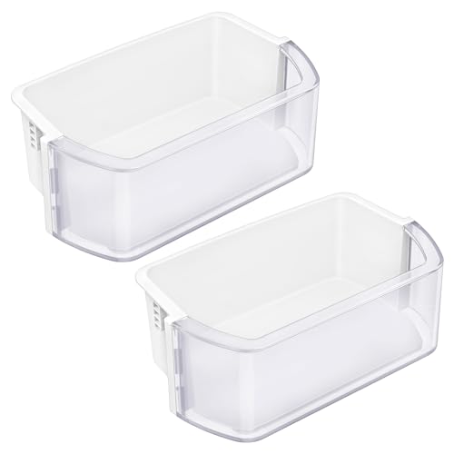 UPGRADED DA97-12935A Door Bin Compatible with Samsung Refrigerator Door Shelf, Right & Left Samsung fridge door shelves RF220NCTAWW, RF220NCTASR, RF220NCTASG, RF220NCTASP, RF221NCTASR, RF221NCTASP