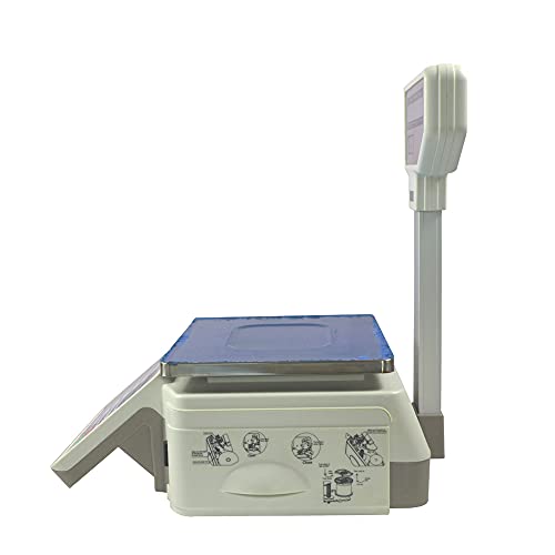 Báscula Comercial Digital con Impresora Térmica 15kg 110V miniatura 5