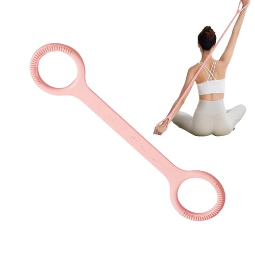 Bandes de résistance de fitness en silicone 6,8 kg avec poignées confortables pour yoga