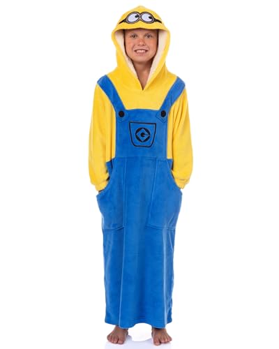 Minions Bob Wearable Blanket Kids Hooded Sweatshirt Loungewear (6/7)