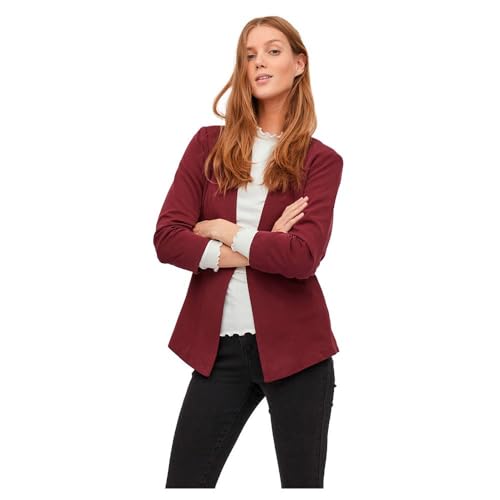 Vila Damen Viher New 3/4 Blazer/Su-noos Blazer, Winetasting,M