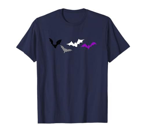 Asexueller Halloween-Fledermaus, LGBTQ Ace Pride, LGBT-Asexualitätsgeschenk T-Shirt