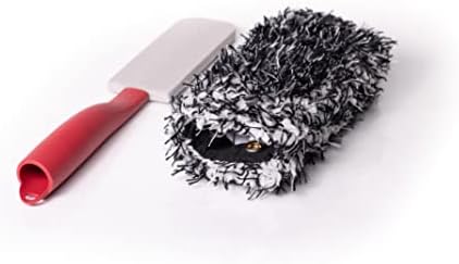 Glart Premium Microfibre Wheel Brush with Removable Cover, Gentle Cleaning from the Rim Well to the Spokes  Ideal for Expensive Wheels  Car Wheel Brush Wheels Microfibre Wheel Brush Alloy Wheels