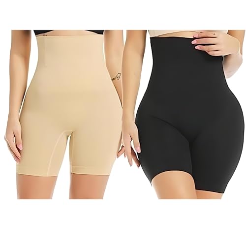 Image of KROYWEN Women Waist Shapewear with Anti Rolling Strip Tummy Control Tucker Waist Slimming Panties Shapewear Underwear Waist Shapewear