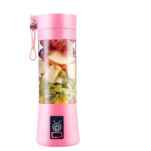 Image of 6 Blade Portable Electric Mini USB Bottle Juicer Blender, Rechargeable Hand Juicer, Fruit Juice Maker Portable Blender For Smoothie And Juices