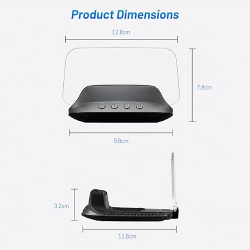 JUZELY Affichage Tete Haute Voiture pour Infiniti G G20 G25 G35 G37, avec Navigation, Alerte de Vitesse et Diagnostic de Panne en Temps Réel – vue 6