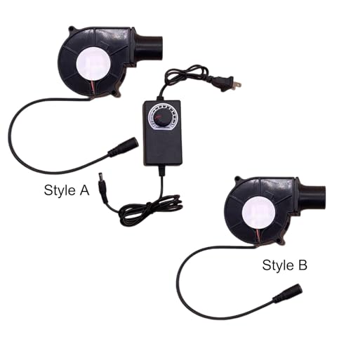 Image of CALANDIS Barbecue Air Blower, Mini Metal Fan for Camping Fire Grills and Stove, Portable, Compact Design, Style A