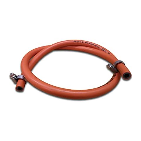 DKN LEISURE NEW MODEL - LPG 8mm Gas Hose - 1m - Propane Butane for BBQ Caravan Motorhome Cover