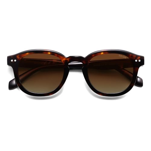 Image of SOJOS Retro Vintage Polarized Sunglasses for Women Men, Classic Square Panto Shades SJ2626