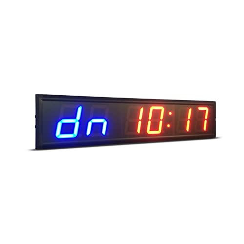 Temporizador digital led para gimnasio y competición miniatura 1