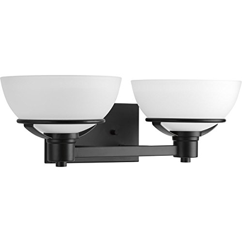 Progress Lighting P300033-031 Domain Two-Light Bath, Black