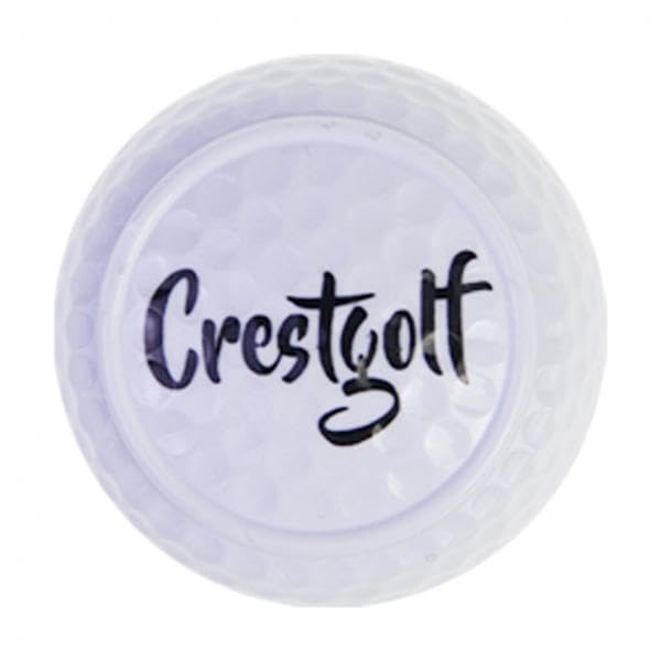 kowaku 2X Flat Shaped Golf Ball Golf Training Exercise Improve Accuracy Beginners Golf Putter Practice Aid for Indoor Backyard