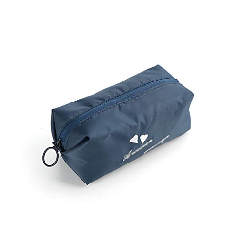 Preisvergleich Produktbild LHYOZ Haushalt Kosmetiktasche Multifunktions-Aufbewahrungstasche Lippenstift Kosmetik Haarnadel Aufbewahrungstasche Nylon-Material Wohlfühlen Kunststoff-Reißverschluss Multi-Color Optional Kosmetiktas