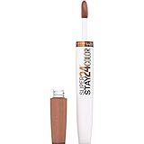 Maybelline SuperStay 24, 2-Step Liquid Lipstick, Coffee Edition, Chai Once More