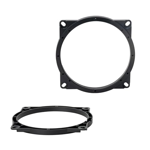 Scosche SAHY651 6.5-6.75” Speaker Adapters Compatible with Select 2014-15 Hyundai Santa Fe Front Doors - Adapter Brackets for 6 1/2