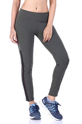 Image of Women's JUST-Dry Ankle Length Gym Workout Yoga Fitness Active Sports Pants