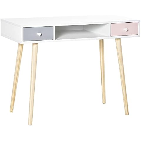 Bureau Enfant HOMCOM Scandinave Cover