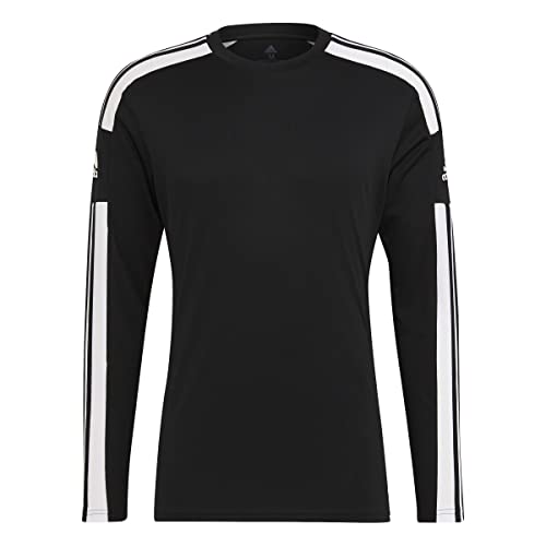 adidas Squadra 21 Long Sleeve Jersey Camisa de manga larga, Black/White, XL Hombre