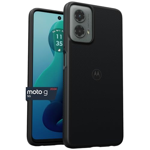 Image of Motorola Moto G 5G (2024) Textured Protective Case- Black