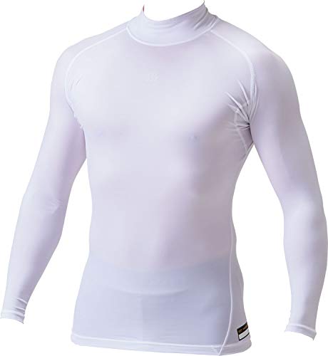 ZETT 野球 プロステイタス PCWハイネック長袖アンダーシャツ BPRO800H ホワイト L