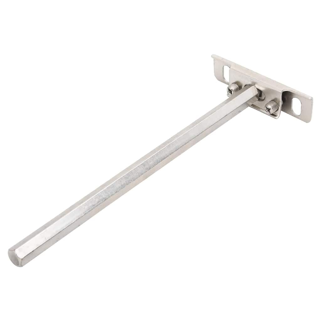 Soporte flotante invisible de acero inoxidable y metal, diámetro de 12 x 200 mm, 12 unidades, capacidad de carga de 30 kg, par de soportes de pared para estantería de madera, montaje y