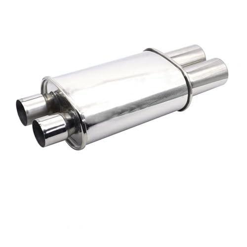 Embout silencieux VW double sortie sport 63mm en inox pour échappement voiture