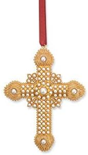Vatican Observatory Foundation from Gregg Gift for Enesco Pearl Wall Cross, 4.35-Inch