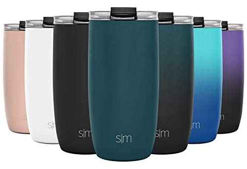 Simple Modern 16oz Voyager Travel Mug Tumbler w/Clear Flip Lid & Straw
